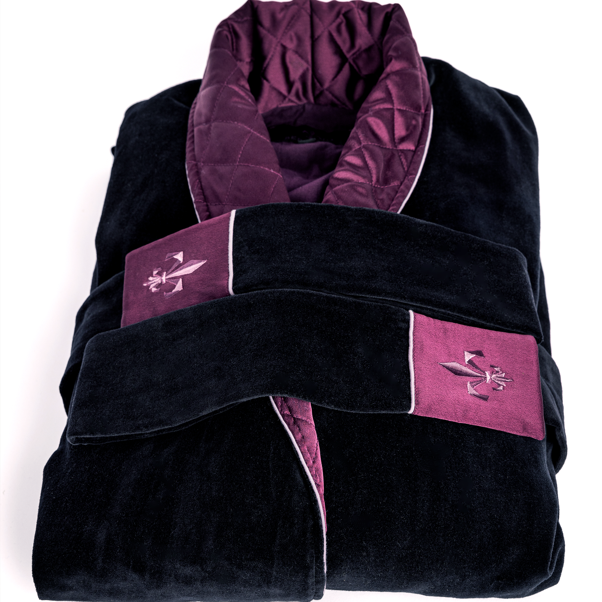 Carbon Black Bergamo Classic Smoking Robe