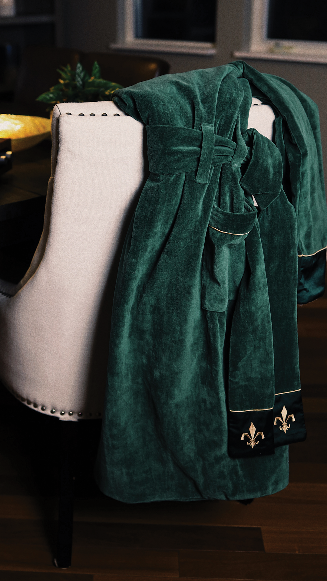 Bergamo Hooded Baltic Robe | Windsor Green